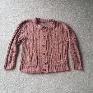 Blush- red/brown knit sweater